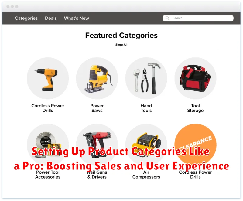 Setting Up Product Categories Like a Pro: Boosting Sales and User Experience