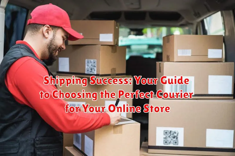 Shipping Success: Your Guide to Choosing the Perfect Courier for Your Online Store